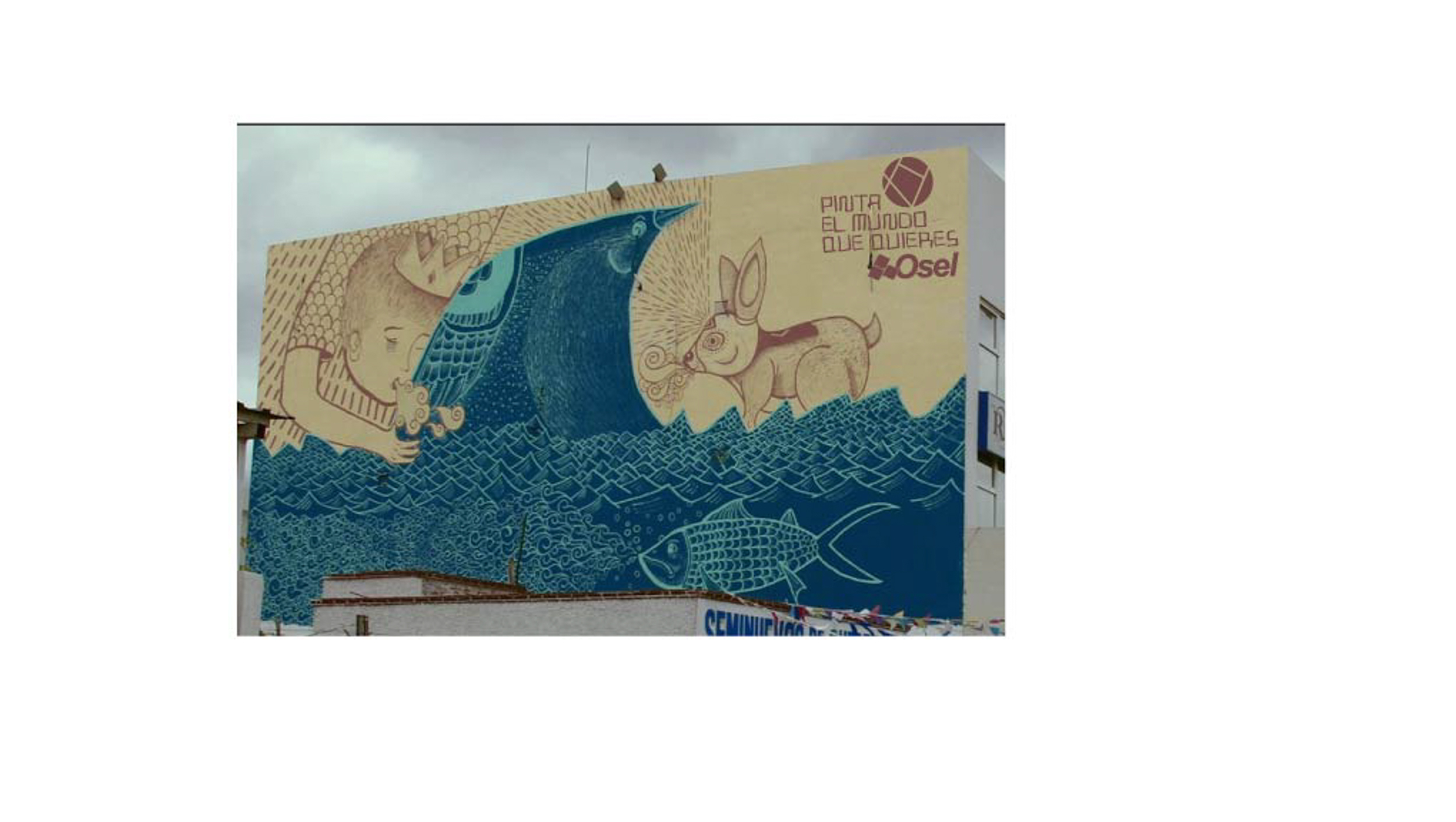 conejo, mundo, ola